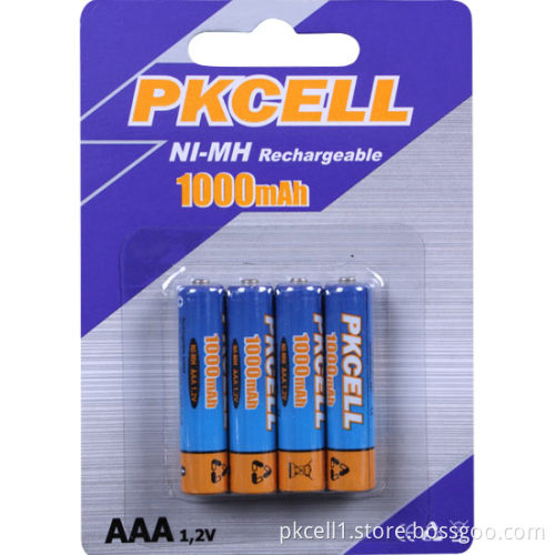 Ni-MH AAA Rechargeable Battery (1000mAh 1.2V)